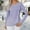 Purple, variant on Ladies Button Decorated Round Neck Casual Long Sleeve T Shirt Long Sleeve Shirts for Women Fall T Shirts Women Spandex Women Long Sleeve Women Shirts Athletic Wear Tops for Women Women Top Ladies T