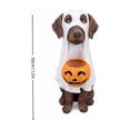 thumbnail image 2 of Lazduis Halloween Decorations Indoor Outdoor 12-Inch Resin Ghost Dog Figurine with Pumpkin Candy Bowl Tabletop Decoration, 2 of 3