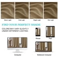 thumbnail image 4 of Patin Taupe Blackout Curtains 63 Inch Length 2 Pcs, Room Darkening Solid Color Living Room Curtains for Bedroom Decor, Thermal Insulated Rod Pocket Modern Farmhouse Drapes, Each Panel 40" W x 63" L, 4 of 9