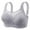 Gray, variant on Hfnxid Women Bras Under $ 5.00,Woman's Embroidered Glossy Comfortable Breathable Bra Underwear No Rims