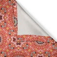 thumbnail image 4 of Ambesonne Boho Window Valance, Talavera Inspire Pattern, 54" X 18", Burnt Sienna Seafoam, 4 of 5