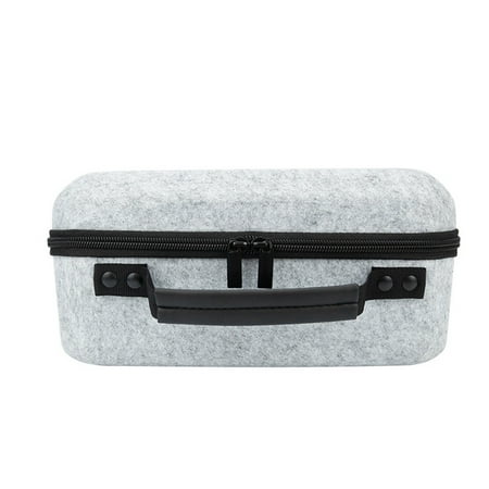 NEXAVKPR Portable Travel Carry for Case Felt Storage Bag with 10 Card Slots Shock-resistant & Large Capacity for Switch OLED Cons