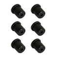 thumbnail image 3 of Guitar String Ferrules, Convenient Guitar String Through Body Durable Brass 6Pcs Replacement  For Bass Black, 3 of 8