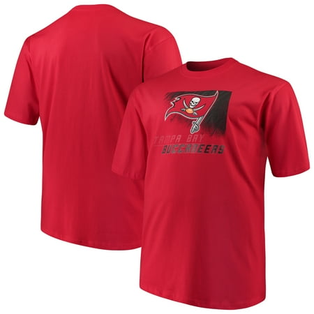 Harbor Bay Big And Tall - Men's Majestic Red Tampa Bay Buccaneers Big & Tall Reflective T-Shirt