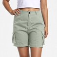 thumbnail image 1 of WILLBEST Pantalones Casuales para Mujer, Cómodos Pantalones Cortos Cargo Hasta La Rodilla con Bolsillos y Cintura Elástica para Uso Diario. Chica, 1 of 7