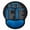 Blue, variant on Nonslip Mouse Mat Desk Mousepad With Sponge Wrist Rest And Rubber Base Mouse Pad