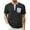 Black, variant on lmcalzta Mens Henley Shirts Short Sleeve Summer 2025 Casual T Shirts Fashion Button Tops with Pockets