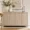 Light Oak, variant on ARKANTOS Fluted Sideboard Buffet Cabinet with 4 Doors, 56" Farmhouse Coffee Bar Cabinet with Adjustable Shelves, Storage Credenza for Living Room Kitchen Hallway, Gold