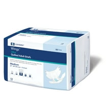 Wings Ultra Adult Brief Tab Closure Medium Disposable Heavy Absorbency, 77073 - Pack of 12