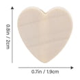 thumbnail image 2 of 100pcs Wooden Heart Shape Beads Heart Shape Beads Diy Heart Shape Beads Diy Jewelry Making Beads, 2 of 3