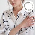 thumbnail image 5 of Fidget Anxiety Ring S990 Sterling Silver Spinner Ring Fidget Beads Rings（No.14), 5 of 5