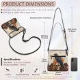 thumbnail image 7 of Tutolipy Gothic Crow Skull Pattern Shoulder Purse, Water-Resistant Satchel Bag Stylish Fashion Sling Bag for Dating Weekend Activities, 7 of 7