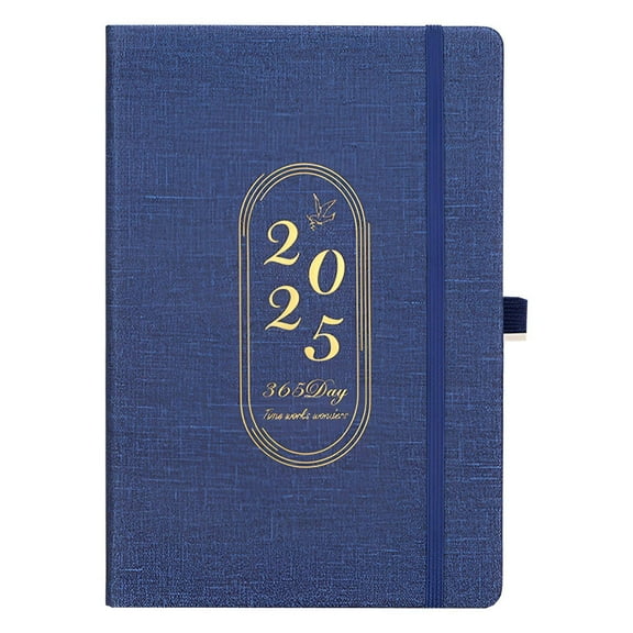 CCOCC Daily Planner 2025,Precise Detail Design 2025 Planner Daily,Thoughtfully Crafted User Experience Daily Planner 2025,Blue,A5