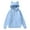 Light blue, variant on Hoodies for Women Hoodie Oversized for Cute Cat Ear Pullover Loose Fit Long Sleeve Ear Sweatshirt With Hemlock