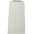 thumbnail image 5 of DecMode 39" Tall Cone Floor White Ceramic Vase with Bubble Texture, 5 of 12