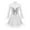 White, variant on TiaoBug Kids Girls Long Sleeve Christmas Holiday party Costume Ice Figure Skating dance Dress Red 8