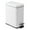 White, variant on iDesign White Step-on Steel Wastebasket with Removable Bucket Insert for Bathroom, 5" x 8" x 11"