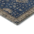 thumbnail image 3 of Addison Rugs Mayfield Premium Machine Washable Traditional Border Navy Rectangle Rug, 5' x 7'6", 3 of 7