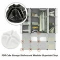 thumbnail image 6 of Home Textile Storage,60 DIY Cube Modular Closet Organizer Wardrobe Rack Storage Cabinet Clothes Shelf, 6 of 9