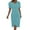 Z2403211-Blue, variant on VBARHMQRT Female Maternity Photoshoot Dress Women's Button V Neck Bubble Sleeve Irregular Hem Dress Casual Dresses for Women Fall Long Sleeve Gala Dresses for Women Formal