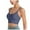Blue, variant on vigerkar Women Sport Bra with Removable Padded Racerback Bralette Medium Support Running Yoga Bra Top Blue, XXL