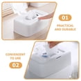 thumbnail image 3 of LOVEVER Baby Wipes Dispenser  Wipe Holder for Baby & Adult Keeps Wet Tissue Fresh  Non-Slip Wipes Case  Wipe Container with Sealing Design Lid (1-White), 3 of 10