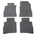 thumbnail image 3 of Ikon Motorsports Floor Mats Fits 2013-2019 Nissan Sentra, Car Nylon Gray Carpets Liner Protector Guard 1st 2nd Row Front Rear Protection Cover 4PC, 3 of 7