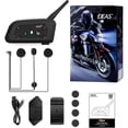 thumbnail image 4 of EJEAS V6 Pro Motorcycle Helmet Bluetooth-Compatible Headset Waterproof Anti-Jamming Noise Reduction Headset for Electric Bike Motos, 4 of 5