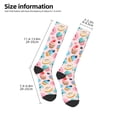 thumbnail image 2 of Naloa Cupcakes and Donuts Thigh High Socks Extra Long Stretchy Sock Women Over Knee High Opaque Stocking Daily Wear, 2 of 6