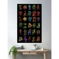 thumbnail image 2 of Japanese Monsters In My Pocket T-Shirt Poster Wall Art, Modern Wall Decor For Living Room Bedroom, 8x12 UNFRAMED, 2 of 3