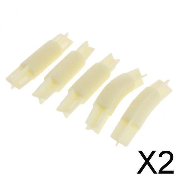 2x 5 Piezas de Plástico , Ventana de , Cortina, Poste, Esquina, Junta, Codo, 26 Mm / 28 Mm, Ajustable hasta 90 degree, ángulo , Beige 2 piezas