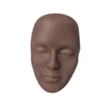 thumbnail image 4 of Práctica de silicona para rostro, piel, cejas, delineador de ojos, labios, cabeza, modelo facial de silicona Piel bronceada, 4 of 8