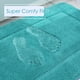 thumbnail image 3 of Juego de alfombras de baño LOCHAS, azul turquesa, suave, baño, 2 unidades, 3 of 7