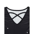 thumbnail image 6 of Gvmfive Women Summer Printing Criss Cross Strap Tank Tops Sleeveless T shirt Blouse, 6 of 8
