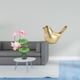 thumbnail image 2 of Pegatina De Pared De PVC Retro Y Figura De Pájaro Dorado Moderno, Estatua De Animal Para Sala De Estar, Cocina, Sofá, TV, Fondo, Decoración Del Hogar, 2 of 8