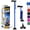 Blue, variant on ZELECKS Walking Cane for Women & Men - Self Standing Adjustable Folding Cane with T Handle and 360 Pivot Base - Lightweight Foldable Walking Stick for Seniors - Collapsible Cane for Walking