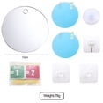 thumbnail image 5 of XIBUFE 2026 New Fogless Acrylic Shower for Shaving and Grooming with Secure Suction Cup No Drilling Required Ideal Bathroom Travel Use Shower Shaving Mirror, 5 of 7