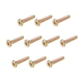 thumbnail image 1 of Tornillos de muebles M6x30mm con socket hexagonal, fijaciones galvanizadas, tornillos de rosca completa de acero al carbono, 20 Pcs, 1 of 4