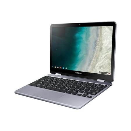 Samsung Chromebook Plus XE512QAB - Flip design - Celeron 3965Y / 1.5 GHz - Chrome OS - HD Graphics 615 - 4 GB RAM - 32 GB eMMC - 12.2u0022 touchscreen 1920 x 1200 - Wi-Fi 5 - stealth silver
