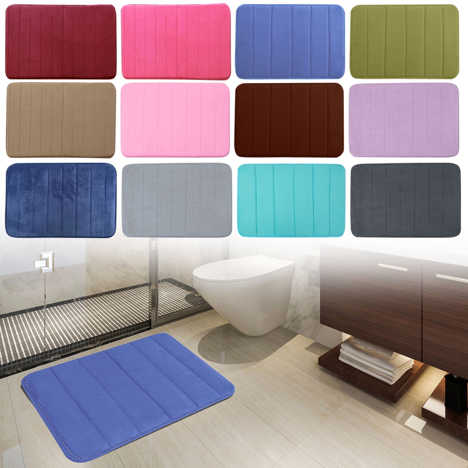 Gotyou Floor Mat Bedroom Bathroomkitchen Absorbent Mat NonSlip Door