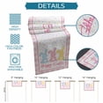 thumbnail image 6 of Easter Table Runner 90 Inches, Spring Polka Dot Bunny Pink Plaid Checkered Bed Runner Dresser Scarves Tabletop for Indoor Outdoor Parties/Ceremony/Banquet, 13" x 90", 6 of 8