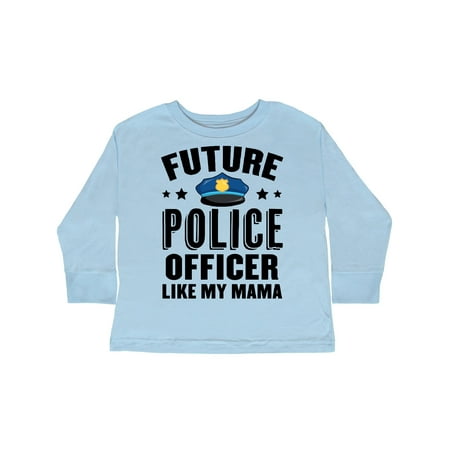 

Inktastic Future Police Officer Like My Mama Gift Toddler Boy or Toddler Girl Long Sleeve T-Shirt