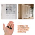 thumbnail image 3 of HEALEEP 10Pcs Solid Alloy Golden Cabinet Pulls with Single Hole for Kitchen Dresser Hardware, 3 of 8