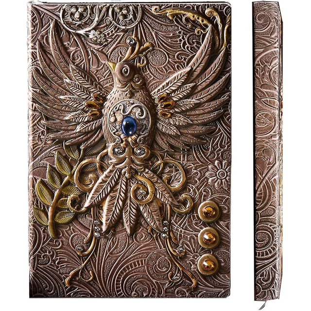 Diario de cuero vintage, cuaderno rayado A5 de 200 páginas de tapa dura, cuaderno de viaje Cuaderno