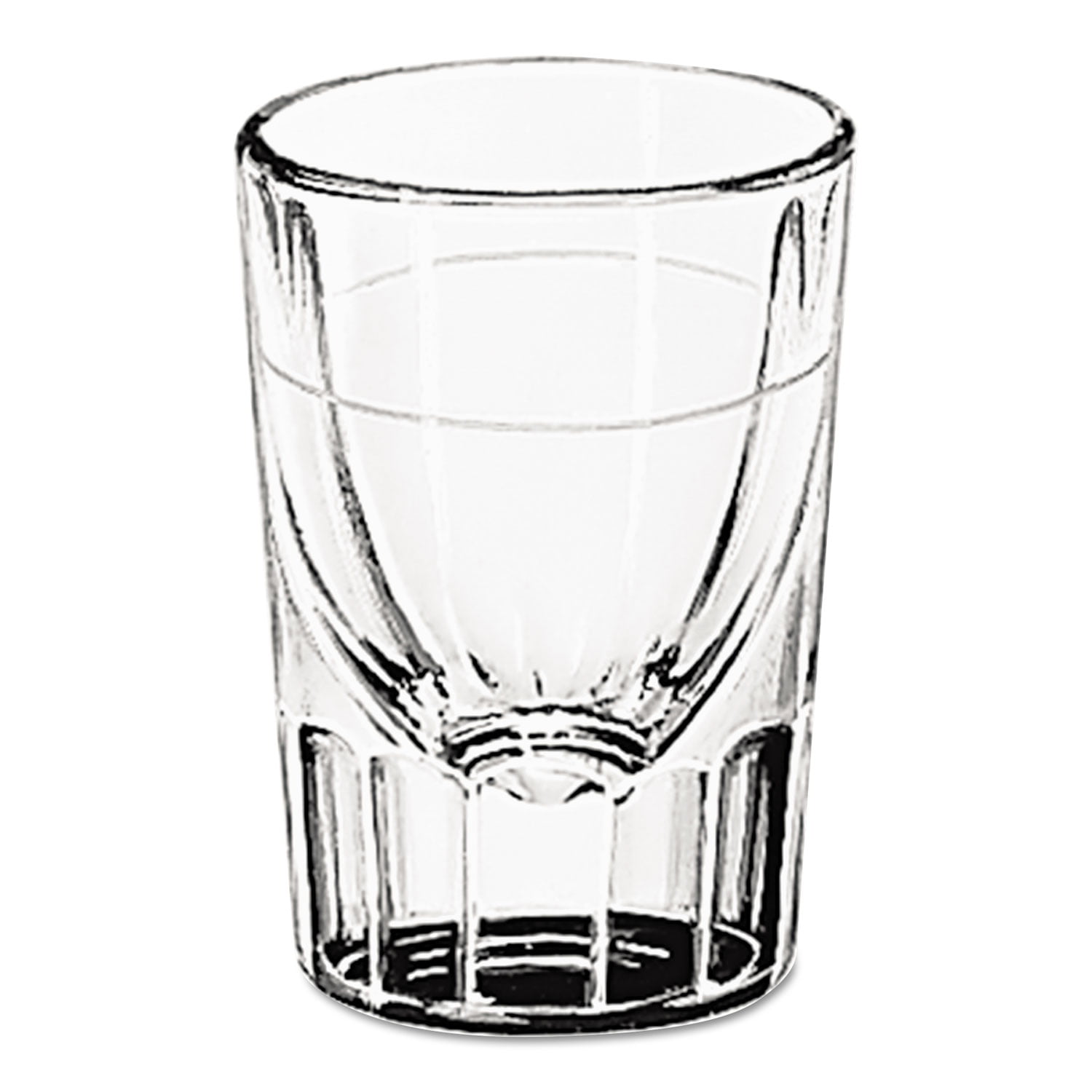 BELMONT STAKES 132 WHISKEY SHOT GLASS 1.5 OZ CLEAR 2000 