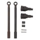 thumbnail image 2 of Eje De Transmisión Del Eje Delantero, 6 Piezas Eje De Transmisión RC Alta Precisión Negro Acero Resistente Profesional Fuerte Potencia Para Axial UTB18 Capra RC Car, 2 of 7