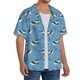 thumbnail image 2 of Fotbe Dolphin Lovers Camisa Estampada de Manga Corta para Hombre, Casual de Verano, Estilo Playero, Sin Arrugas-4X-Large, 2 of 5