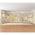 thumbnail image 6 of VIPEK V40 Plus Extra Large Clothes Rack Heavy Duty Clothing Rack, Closet Organizer System Freestanding Wardrobe, Max Load 1300lbs, White, 6 of 8
