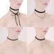 thumbnail image 4 of Conjunto de 6 collares de gargantilla de terciopelo clásico, collar de gargantilla en capas, collar de gargantilla negra, collar de gargantilla de terciopelo negro bonito para mujer TUNC Sencillez, 4 of 4