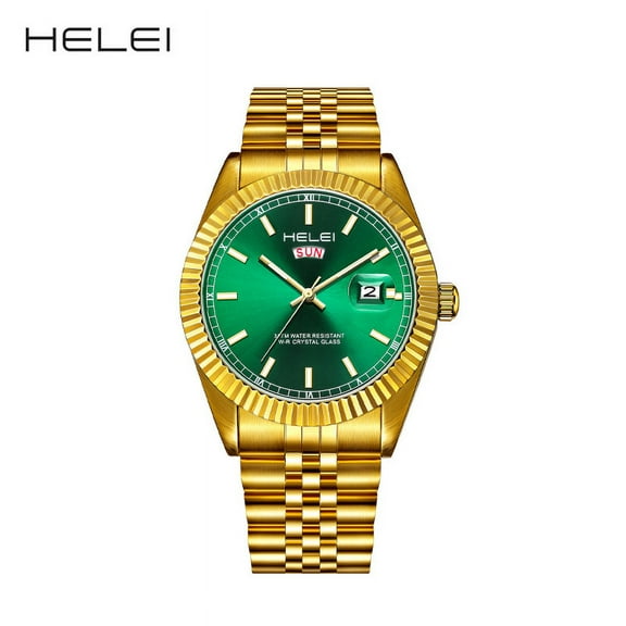 HELEI Men's Quartz Watch Waterproof Wristwatches 800588795392